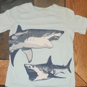 Carter's Blue Shark Graphic Short Sleeve Tee